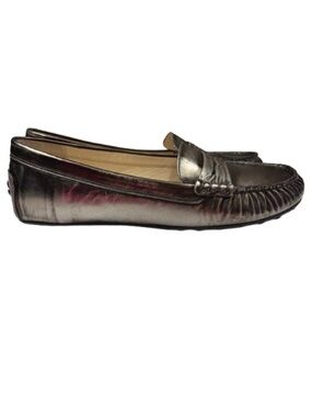 Michael Kors Daisy Loafers 8.5M Gunmetal Metallic Leather Driver
Moccasin